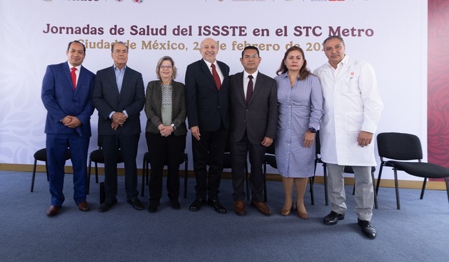 Realiza ISSSTE jornadas de salud para trabajadores del STC Metro