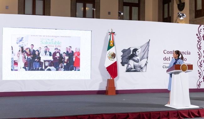 Presidenta encabeza desde “La Mañanera del Pueblo”, arranque de las jornadas de salud de la estrategia “Vive saludable, vive feliz”