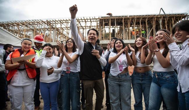 Hemos acudido a diversos estados para supervisar la construcción de escuelas de bachillerato: secretario Mario Delgado Carrillo