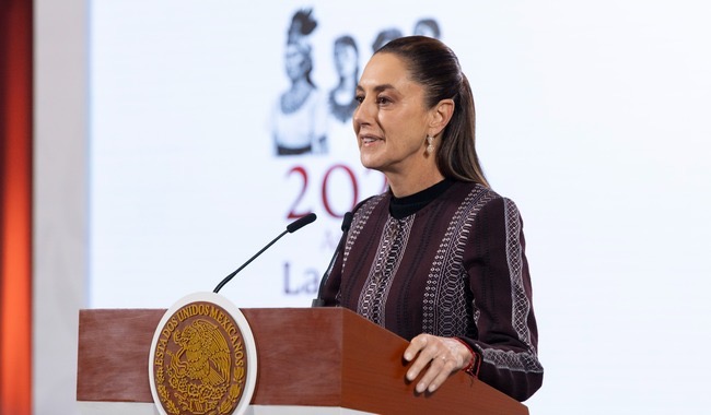 Construcción del tren CDMX-AIFA concluye este año; tramo AIFA-Pachuca tiene un avance del 9.3%: Presidenta Claudia Sheinbaum
