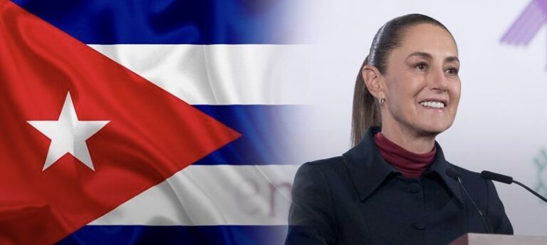 Sheinbaum anuncia que continuará ayuda humanitaria a Cuba
