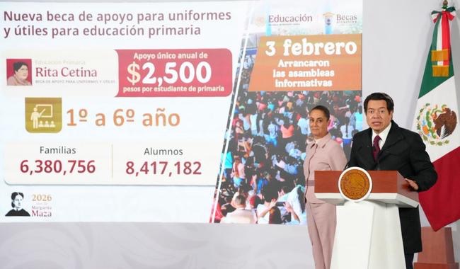 Gobierno de México invertirá más de 140 mmdp en Becas para el Bienestar, beneficia a 22.8 millones de estudiantes: Mario Delgado