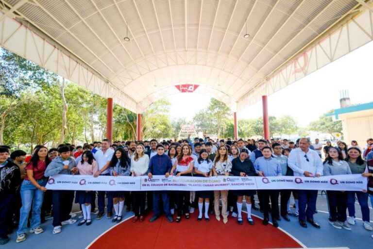 Inaugura Mara Lezama domo en el Cobach Ciudad Mujeres; beneficia a más de 500 estudiantes