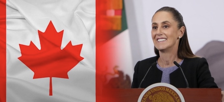 México fortalece relaciones con Canadá en comercio e inversiones, informa Claudia Sheinbaum