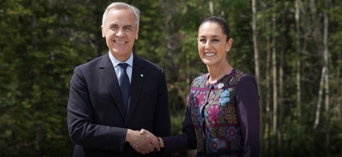 Presidenta Claudia Sheinbaum se reúne con ministro de Comercio de Canadá para atraer más inversiones a México