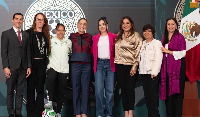 Presidenta presenta concurso Representa a México en la inauguración del Mundial para obsequiar el boleto 00001 a una joven de 16 a 25 años