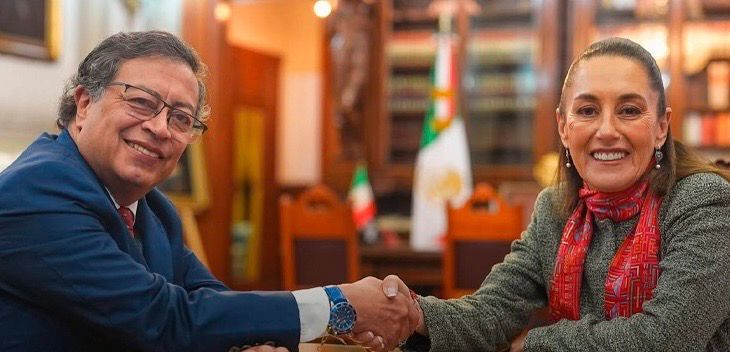 México y Colombia impulsan frente por la paz: Sheinbaum y Petro preparan pronunciamiento