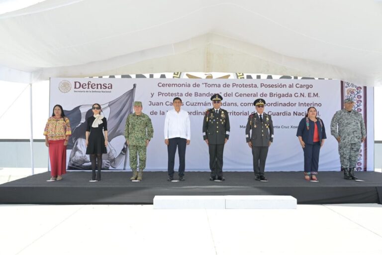 ATESTIGUA SALOMÓN JARA TOMA DE PROTESTA DE MANDO DE LA GUARDIA NACIONAL