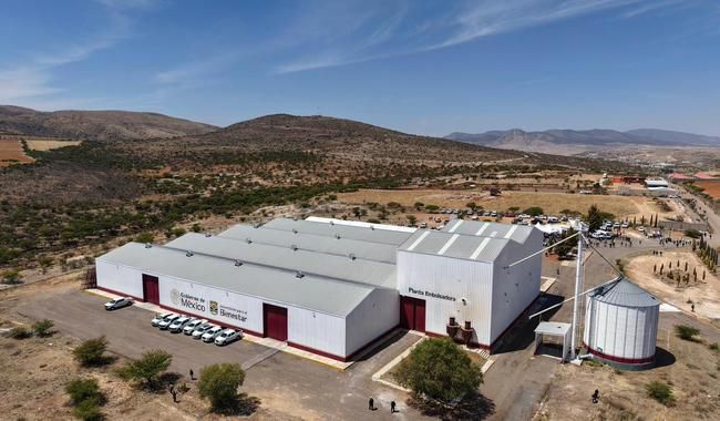 Alcanzamos la autosuficiencia de frijol gracias a Zacatecas: Presidenta al inaugurar Planta Embolsadora “Beatriz González Ortega”