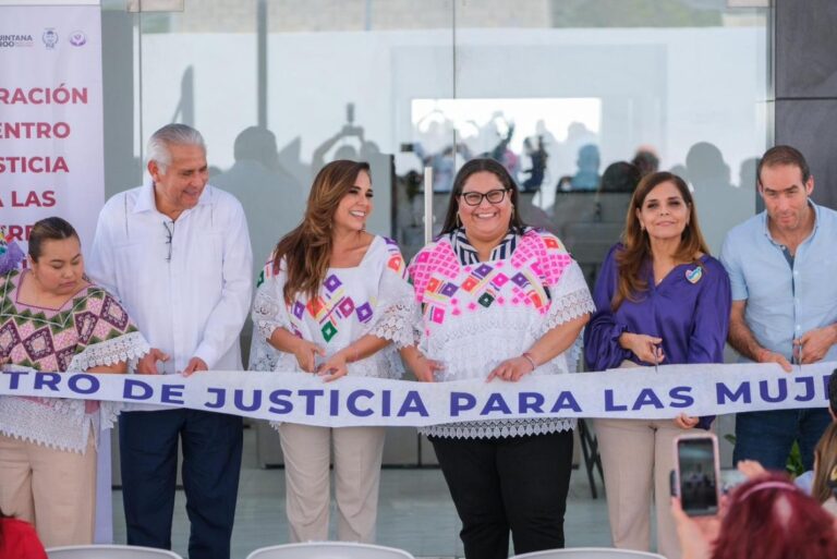 Inauguran Mara Lezama y Citlalli Hernández el Centro de Justicia para las Mujeres en Tulum