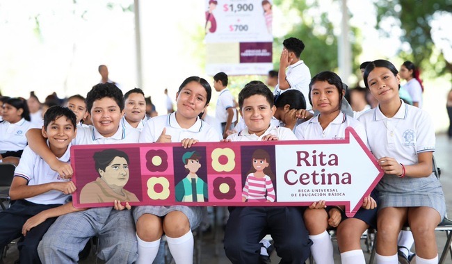 Avanza Beca Rita Cetina para uniformes y útiles con 5.2 millones de estudiantes inscritos; 19 de marzo cierra registro: SEP