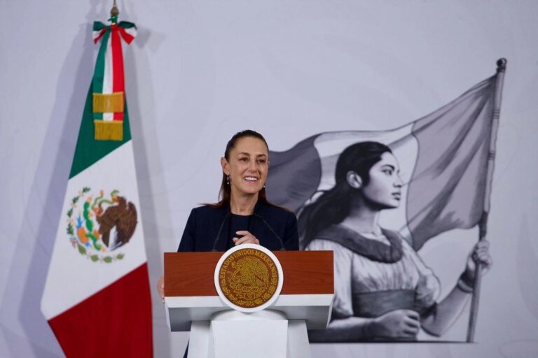 Sheinbaum se reúne con directora de Petrobras en Palacio Nacional