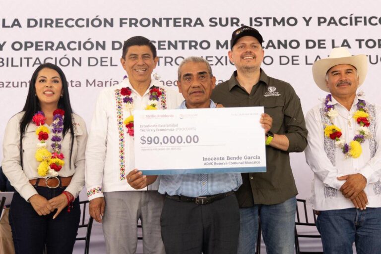 GARANTIZA SALOMÓN JARA CRUZ APOYOS PARA EL CENTRO MEXICANO DE LA TORTUGA