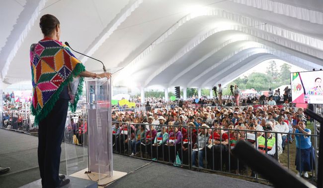 Las y los mexicanos sabemos que México es un país libre, independiente y soberano; la patria se defiende: Presidenta en Hidalgo