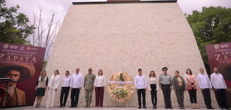 Desde Veracruz, Rocío Nahle reivindica a Zapata como guía de la transformación