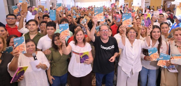 Rocío Nahle y Paco Ignacio Taibo II ponen en marcha Veracruz Lee