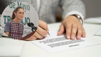 Claudia Sheinbaum anuncia que trabajadores del Estado ganarán salario medio del IMSS en Día del Trabajo