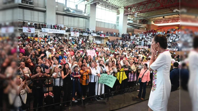 Día de las Madres: Presidenta entrega Pensión Mujeres Bienestar que beneficia a 3 millones de mexicanas y en Sonora a 70 mil beneficiarias