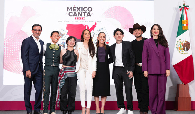 Presidenta Claudia Sheinbaum presenta 2da edición de México Canta, dedicada a la música regional mexicana sin hacer apología a la violencia