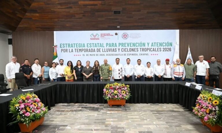 Eduardo Ramírez coordina estrategia estatal de protección civil para temporada de lluvias y ciclones tropicales