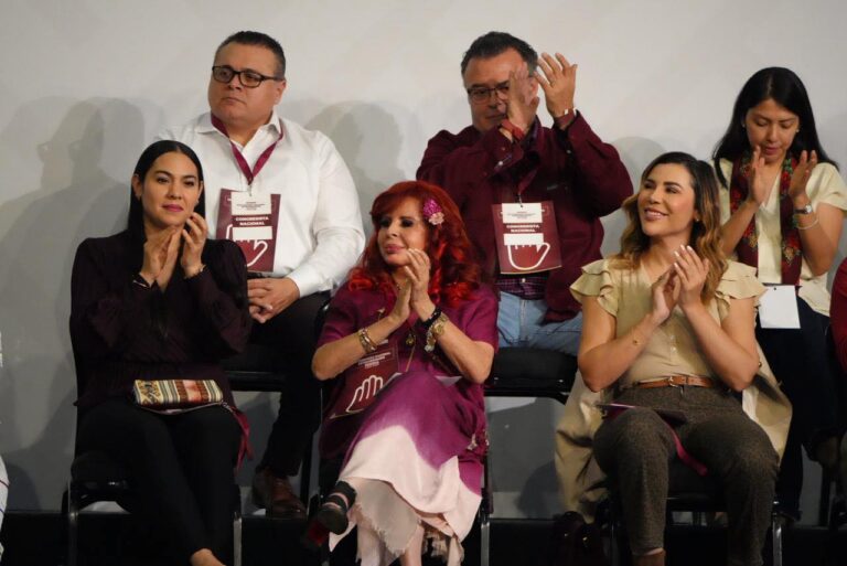 Layda Sansores reafirma unidad de Morena en Congreso Nacional Extraordinario