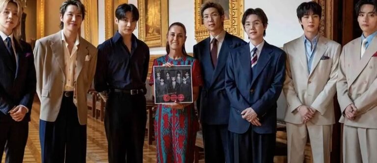 México se prepara para volver a recibir a BTS: la Presidenta Sheinbaum anuncia su regreso en 2027