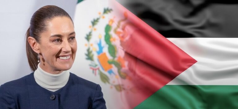 La Presidenta Sheinbaum reafirma rechazo al genocidio en Gaza y respalda reconocimiento pleno del Estado palestino