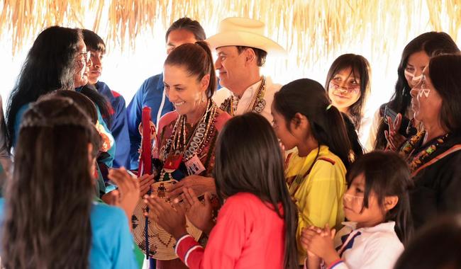 En inauguración del Acueducto Seri, Presidenta anuncia programa de Turismo Comunitario para dar justicia al pueblo Seri-Comca’ac