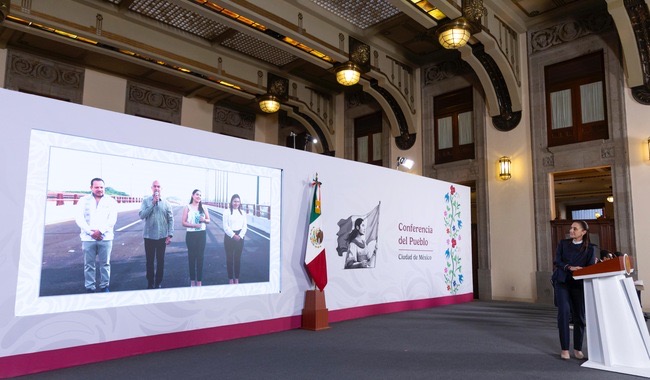 Presidenta inaugura el Paso Superior Ferroviario Arco Sur “Epitacia Zamora Teodoro” en Colima en beneficio de 157 mil habitantes