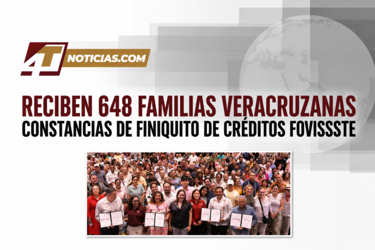 Reciben 648 familias veracruzanas constancias de finiquito de créditos FOVISSSTE