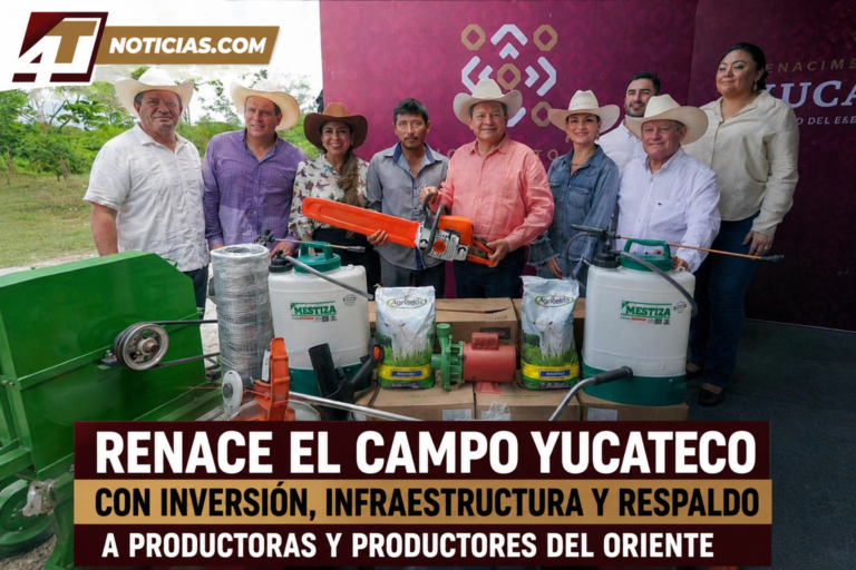 Renace el campo yucateco con inversión, infraestructura y respaldo a productoras y productores del oriente