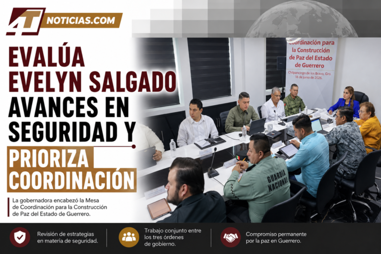 Evalúa Evelyn Salgado avances en seguridad y prioriza coordinación