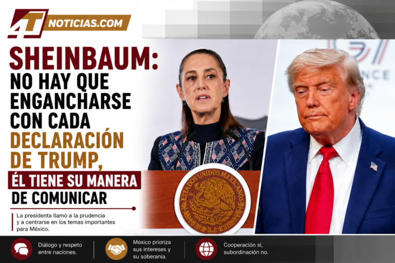 Sheinbaum: no hay que engancharse con cada declaración de Trump, él tiene su manera de comunicar
