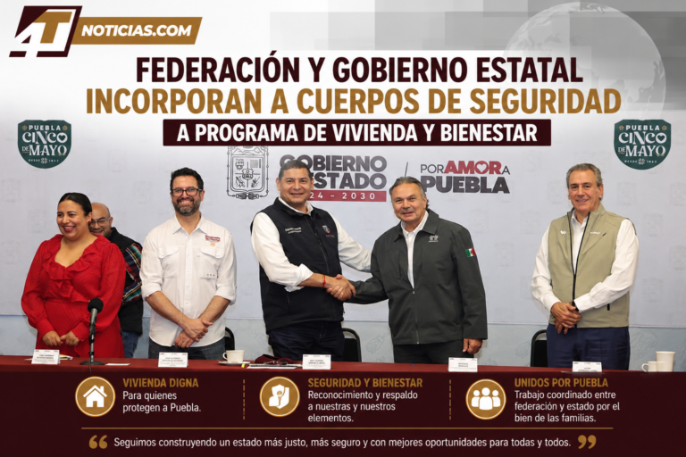 Federación y Gobierno Estatal incorporan a cuerpos de seguridad a Programa de Vivienda y Bienestar