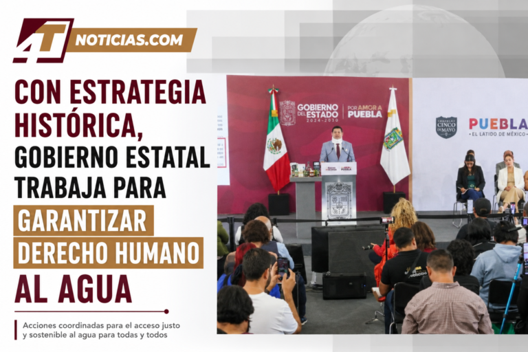 Con estrategia histórica, Gobierno Estatal trabaja para garantizar derecho humano al agua