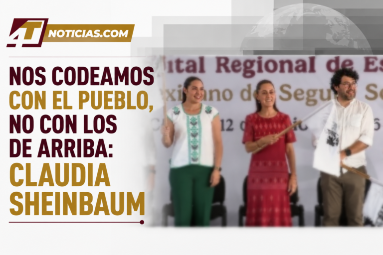 Nos codeamos con el pueblo, no con los de arriba: Claudia Sheinbaum