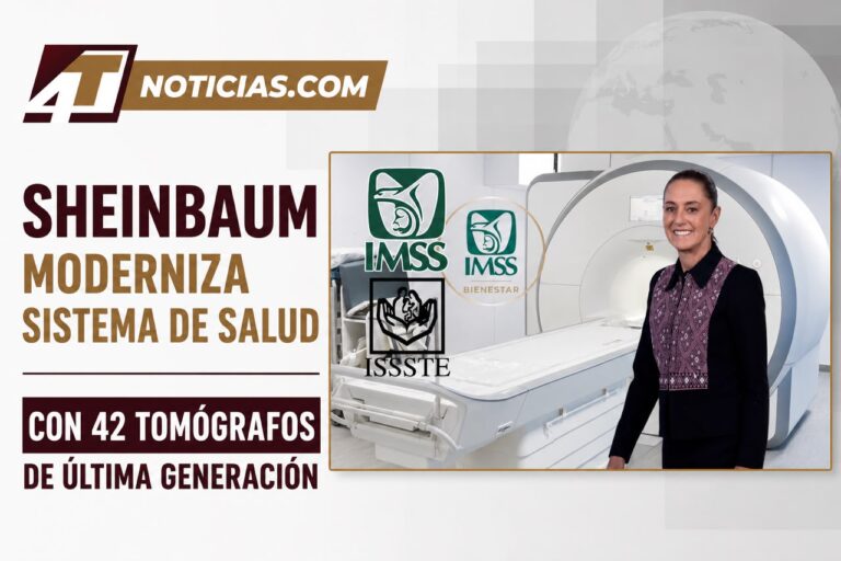 SHEINBAUM MODERNIZA SISTEMA DE SALUD CON 42 TOMÓGRAFOS DE ÚLTIMA GENERACIÓN