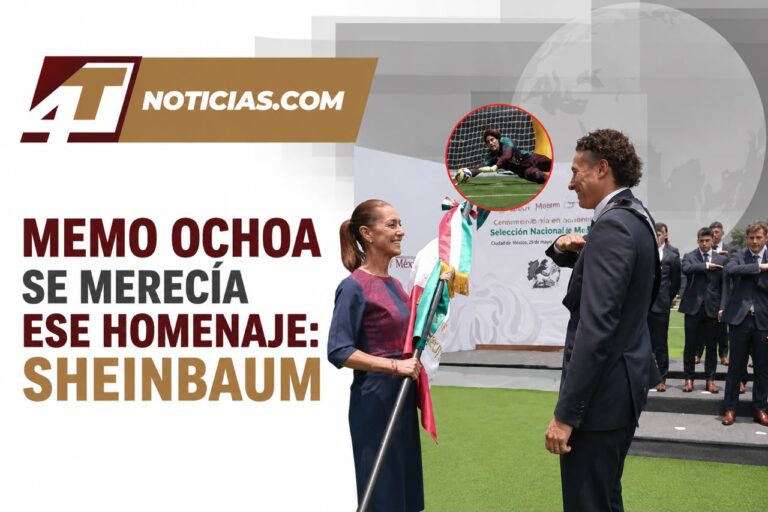 Memo Ochoa se merecía ese homenaje: Sheinbaum