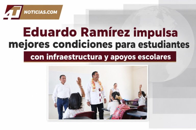 Eduardo Ramírez impulsa mejores condiciones para estudiantes con infraestructura y apoyos escolares