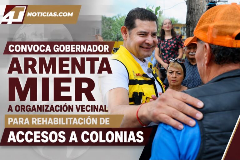 Convoca gobernador Armenta Mier a organización vecinal para rehabilitación de accesos a colonias