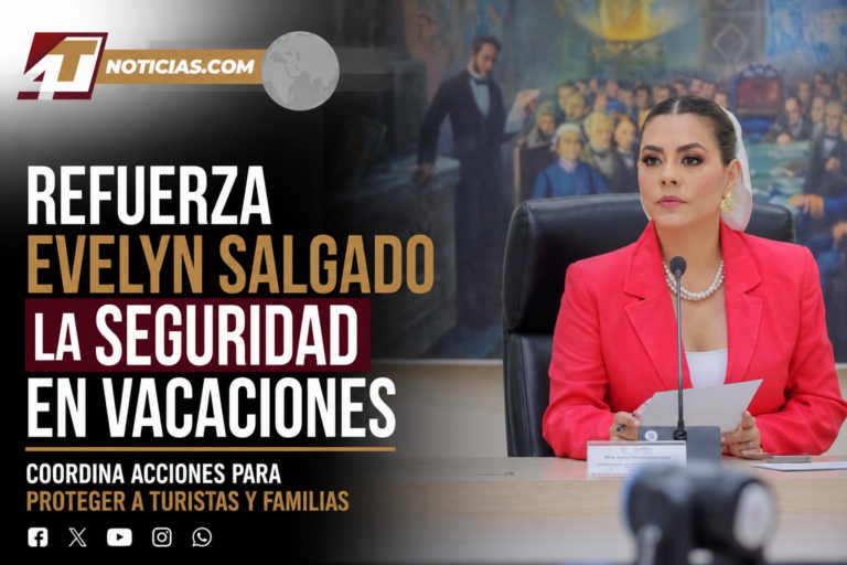 Refuerza Evelyn Salgado la seguridad en vacaciones