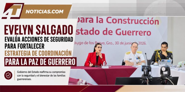 Evelyn Salgado evalúa acciones de seguridad para fortalecer estrategia de coordinación para la paz de Guerrero