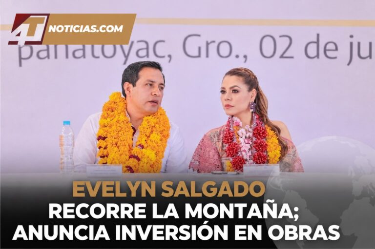 Evelyn Salgado recorre la Montaña; anuncia inversión en obras
