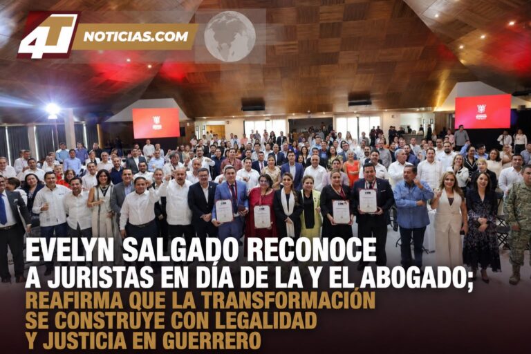 Evelyn Salgado reconoce a juristas en Día de la y el Abogado; reafirma que la transformación se construye con legalidad y justicia en Guerrero