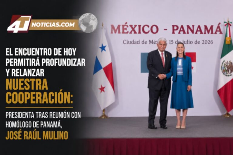 El encuentro de hoy permitirá profundizar y relanzar nuestra cooperación: Presidenta tras reunión con homólogo de Panamá, José Raúl Mulino