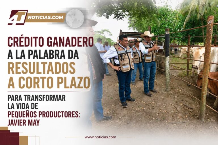 Crédito Ganadero a la Palabra da resultados a corto plazo para transformar la vida de pequeños productores: Javier May