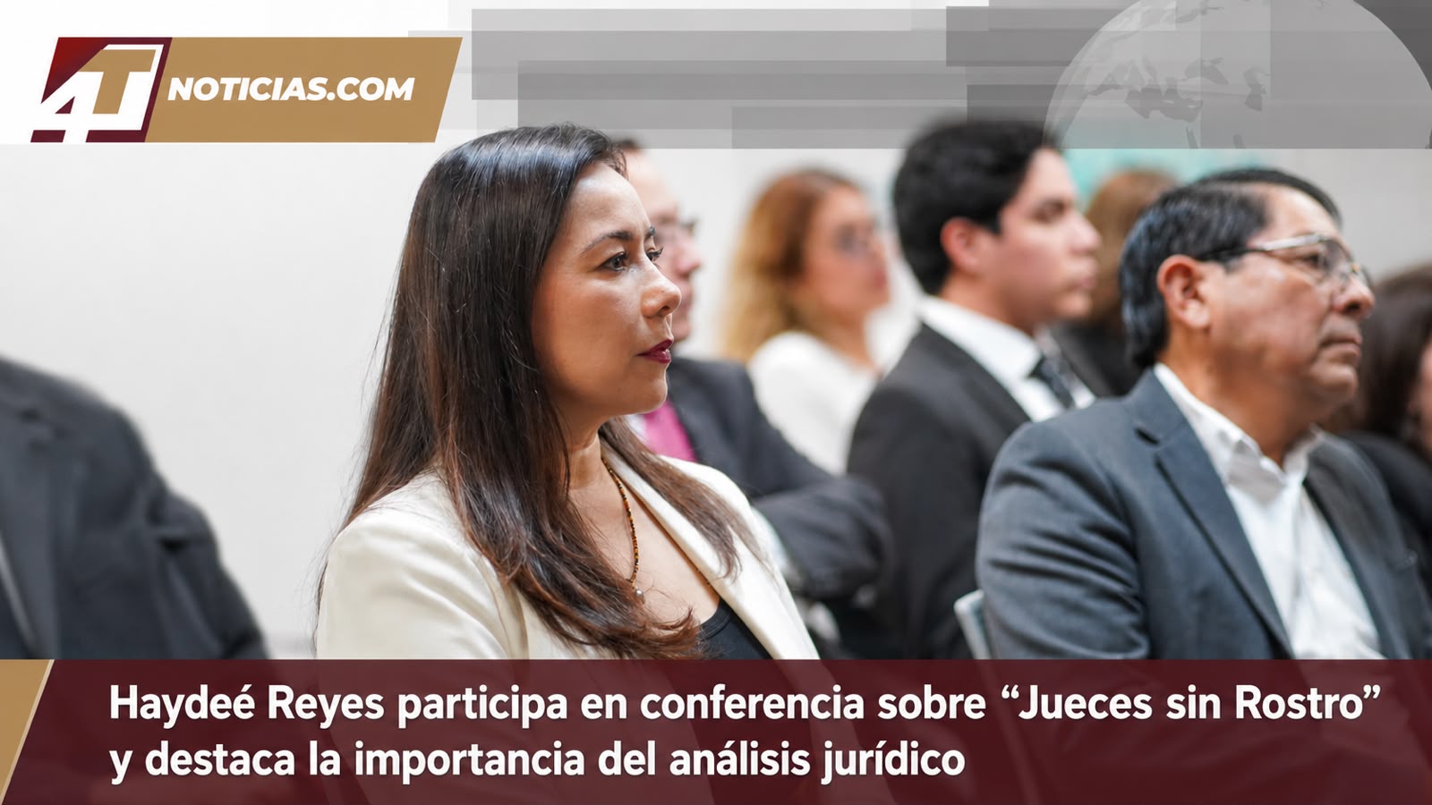 Haydeé Reyes participa en conferencia sobre “Jueces sin Rostro” y destaca la importancia del análisis jurídico