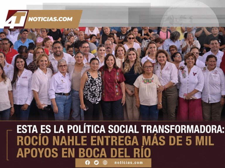 Esta es la política social transformadora: Rocío Nahle entrega más de 5 mil apoyos en Boca del Río