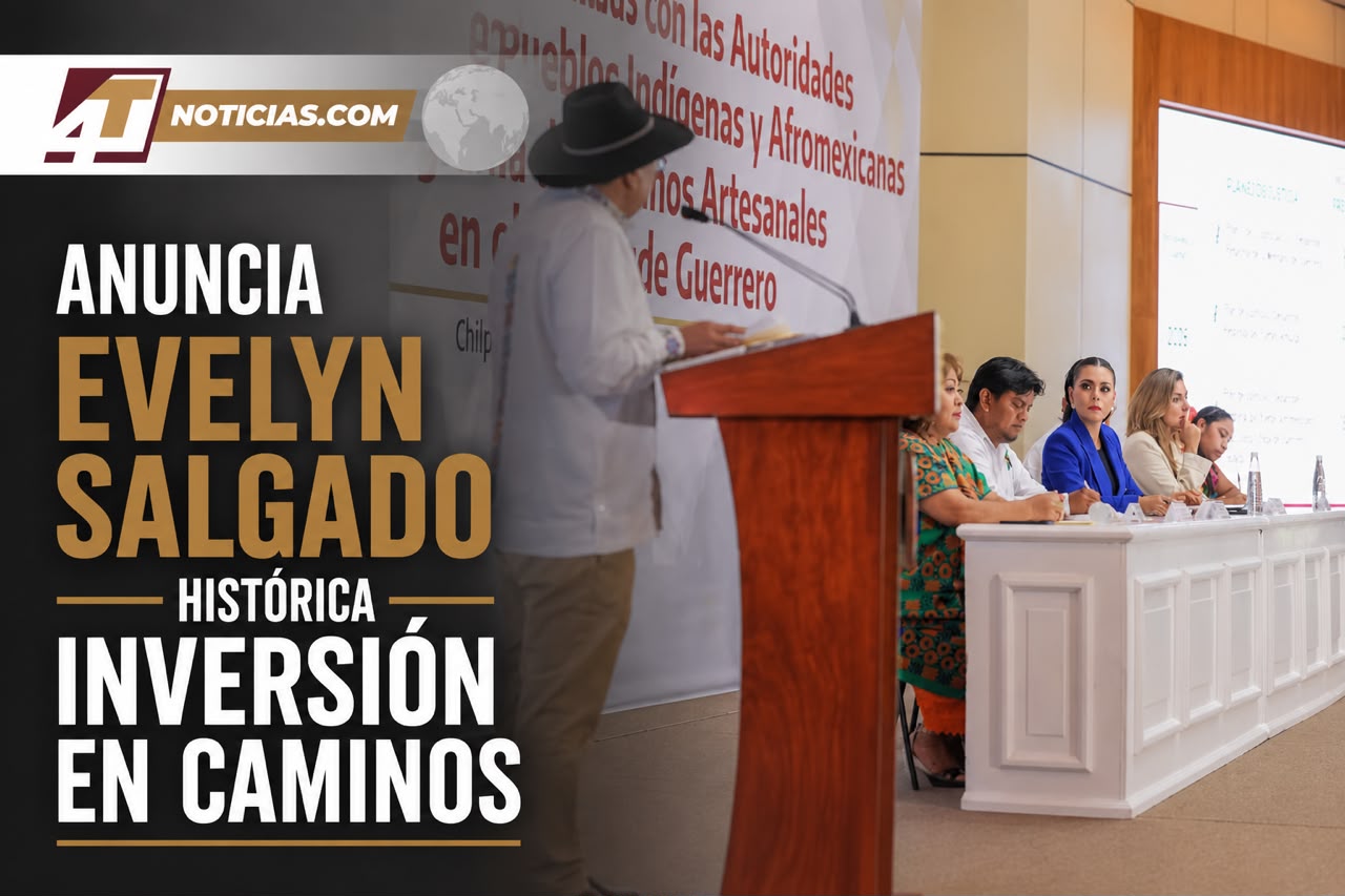 Anuncia Evelyn Salgado histórica inversión en caminos