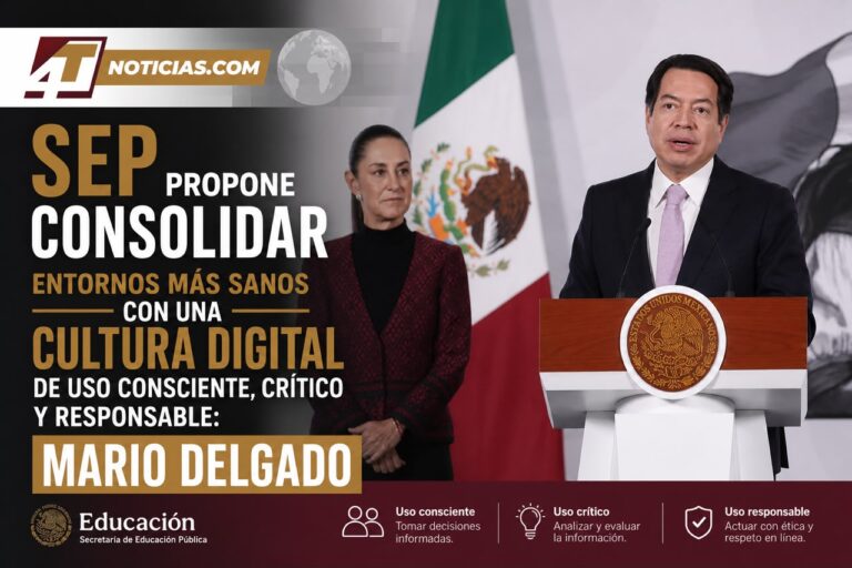 SEP propone consolidar entornos más sanos con una cultura digital de uso consciente, crítico y responsable: Mario Delgado